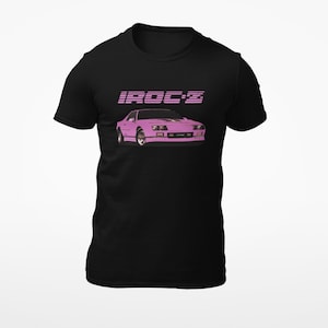 1980&#39;s Pink Chevy Camaro IROC-Z Z28 Short-Sleeve  T-Shirt