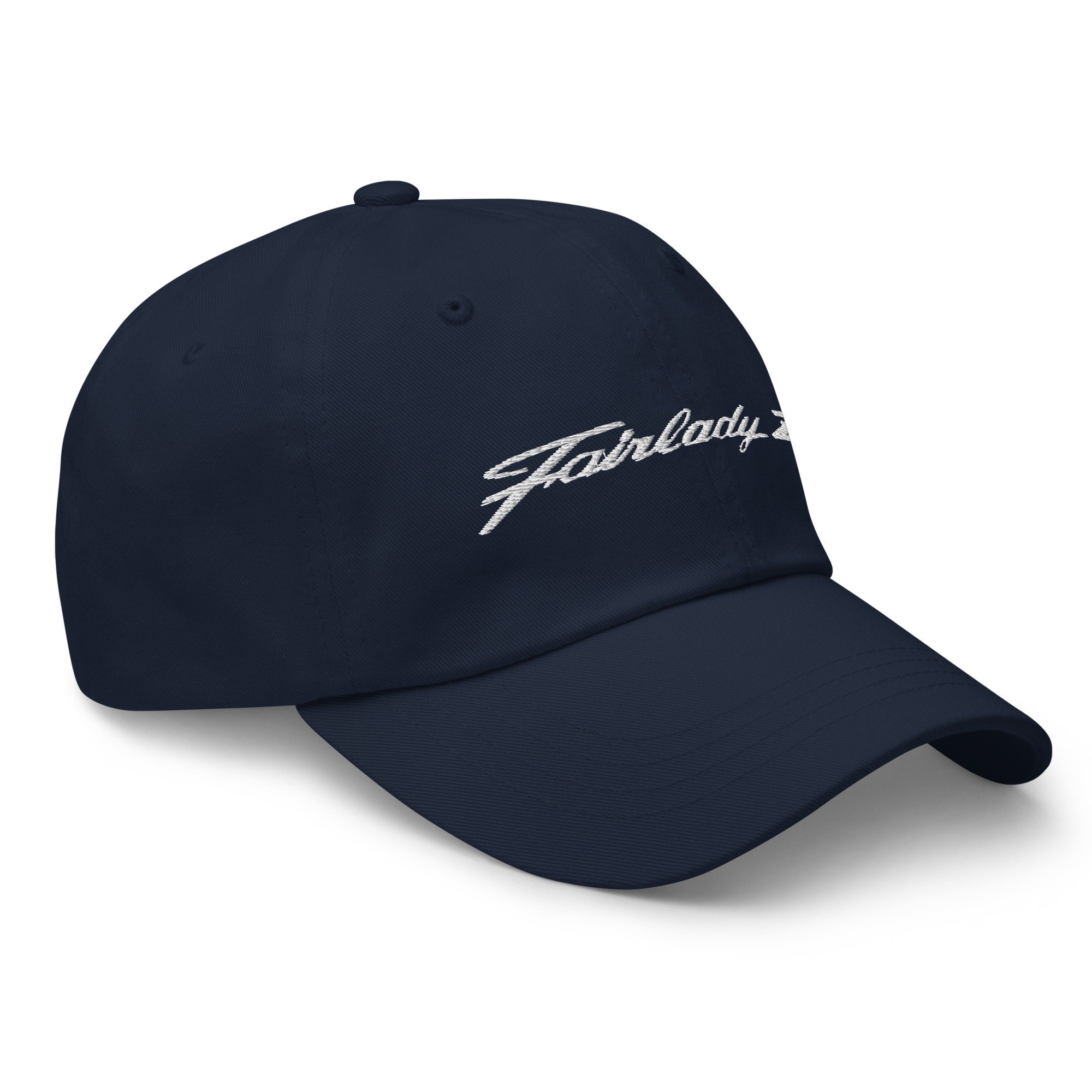 Fairlady Z Script Datsun 240z 280z Vintage JDM Car Dad Hat - Adjustable Cotton Twill Cap