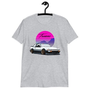 Trueno AE86 JDM Vaporwave Sun Drift Racing Tuner Car Short-Sleeve  T-Shirt