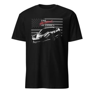 T-shirt à manches courtes Heartbeat of America C7 Corvette Owner Gift