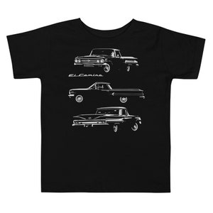 1960 Chevy El Camino Collector Car Owner Gift Toddler Short Sleeve Tee