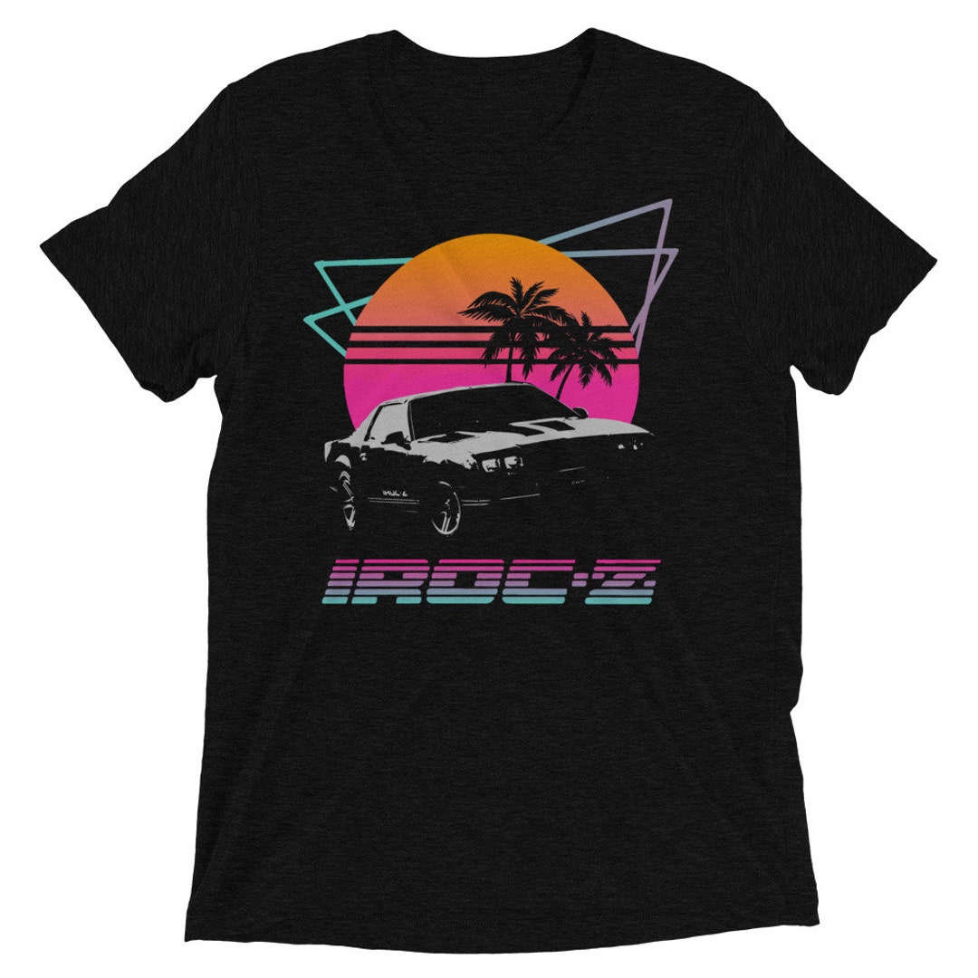 JG Infinite 1980s Retro Wave Chevy Camaro IROC-Z Hoodie - Sport Grey Unisex Pullover