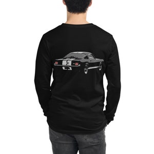 1965 Fastback Ford Mustang Rear Tail Lights Unisex Long Sleeve Tee