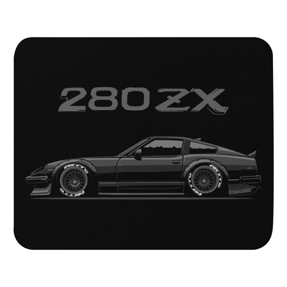 Retro Datsun 280zx JDM Japanese Tuner Drift Racing Mouse Pad