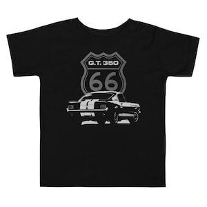 1966 Shelby GT350 Fastback Mustang Collector Car Gift Toddler Short Sleeve Tee