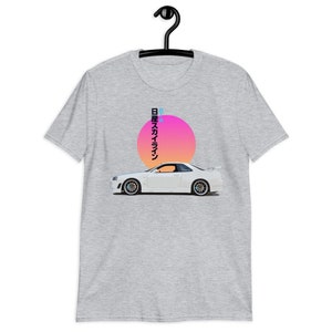GTR R34 Skyline JDM Vaporwave Aesthetic Sun Drift Street Racing T-Shirt