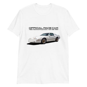 T-Shirt Racing Roots 1989 Trans Am Pace Car | 73a Indianapolis 500 | Manica Corta