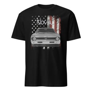 1972 Chevy Nova Classic Car T-Shirt, Vintage Muscle Tee, Retro Graphic, Car Enthusiast Gift, Short Sleeve Chevy Nova Tee