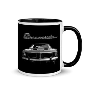 1973 Barracuda Cuda American Muskel-Auto-Tasse mit Farbe im Inneren