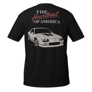 1988 Chevy Camaro T-Shirt the Heartbeat of America Retro Tee