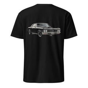 Black 1966 Chevy Chevelle T-Shirt for Classic Car Fans