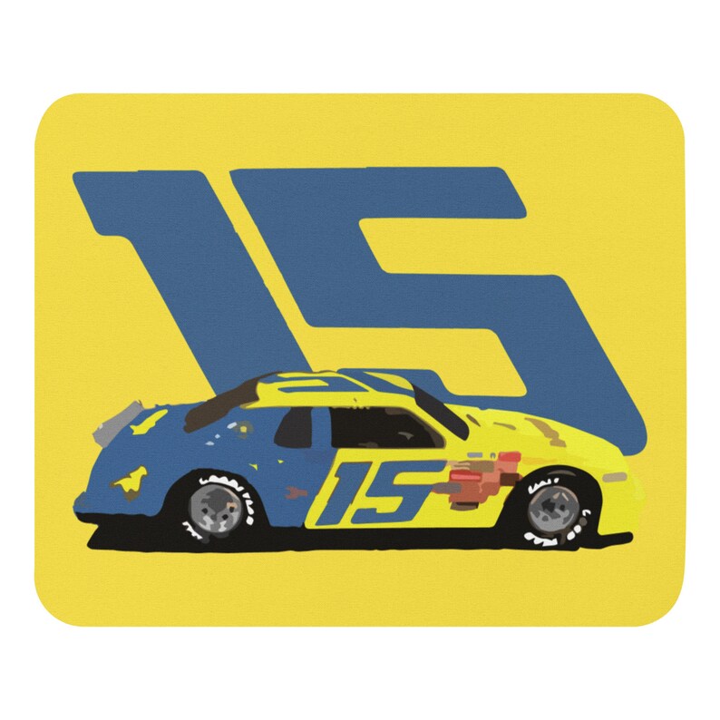 Ricky Rudd #15 Stock Car Racing Mouse Pad - Etsy
