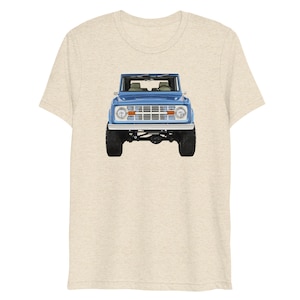 Maglietta Bronco vintage del 1975: maglietta in stile camion retrò in misto lana