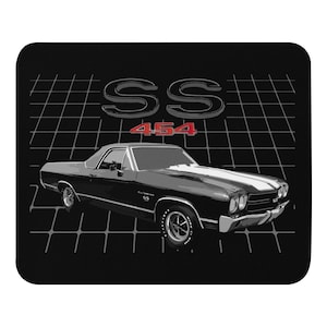 1970 Chevy El Camino SS 454 Classic Car Custom Art Mouse pad