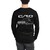 JG Infinite Chevy Corvette C3 Line Art Long Sleeve Tee – Muscle Car Owner Gift, Black, Medium
