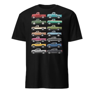 Ford Trucks Shirt, Evolution of F Series T-Shirt, vintage truck design, truck lover gift, classic pickup tee, automotive apparel