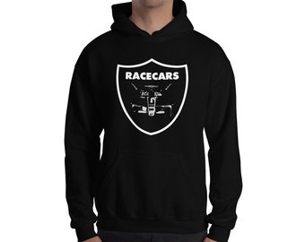 Raiders Parody "Racecars" Badge Hooded Sweatshirt