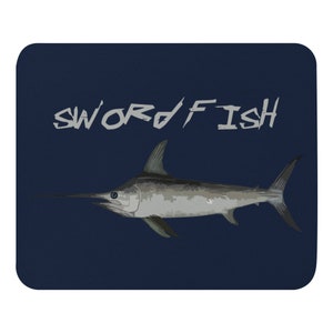 Swordfish Salt Water Fishing Custom Art Gift Mouse pad