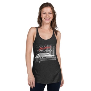 Chevy Camaro 4th Gen Heartbeat of America Women&#39;s Racerback Tank