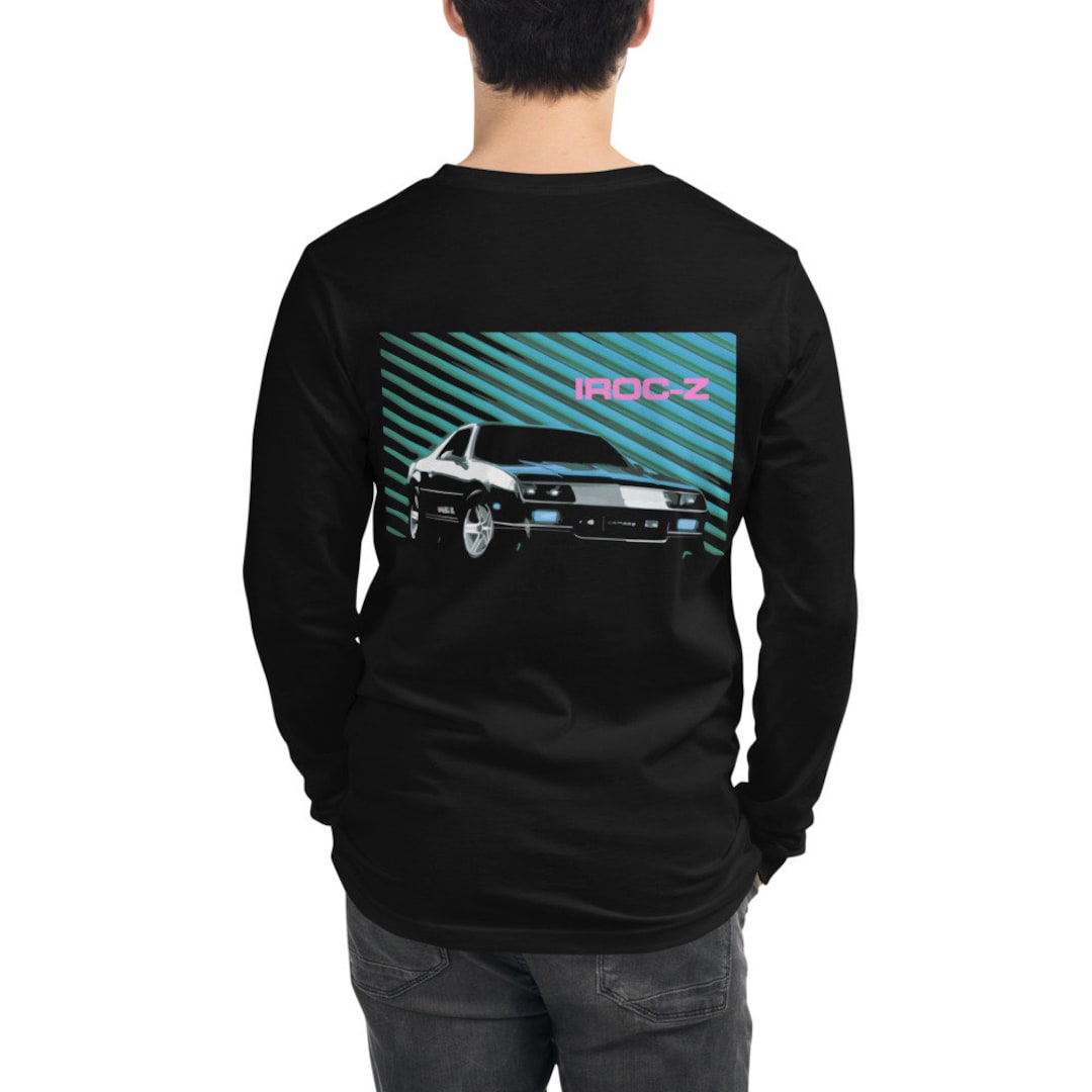 JG Infinite 1985 Camaro Z28 Retro Miami Nights Car Club Custom Hoodie - Unisex Fit
