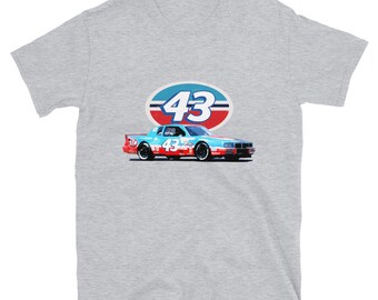 The King 43 Retro Racing Short-sleeve T-shirt - Etsy