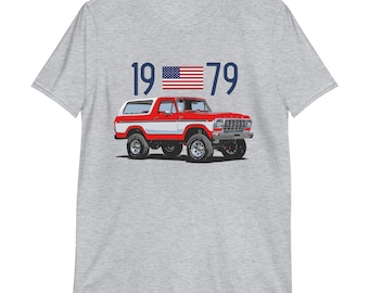 1979 Ford Bronco Short-Sleeve Unisex T-Shirt