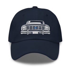 Gorra de papá para camioneta pickup F150 de los años 80 con parrilla delantera redondeada y nariz redondeada
