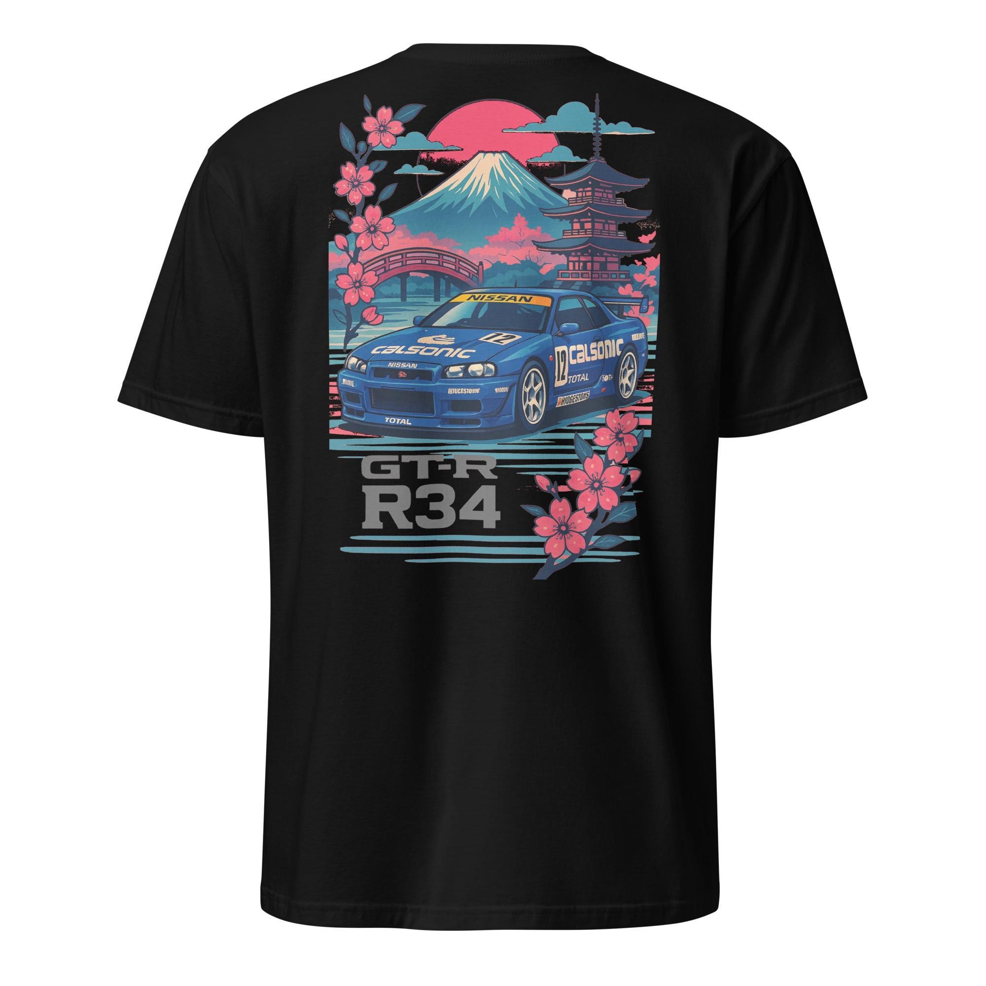 CALSONIC RACING TEAM Tシャツ Lサイズ R34GTR 2025年最新】カルソニック tシャツの人気アイテム - メルカリ