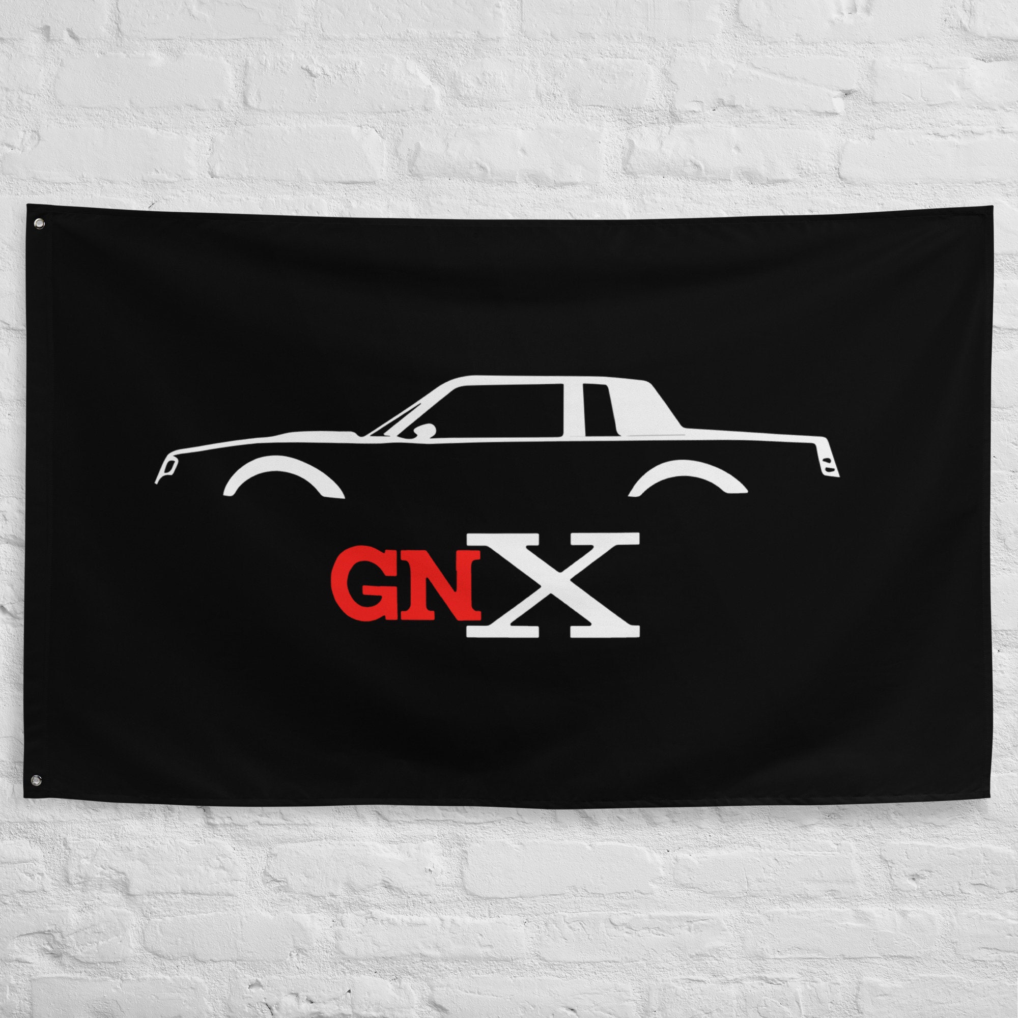 1987 Buick Regal Grand National GNX Classic Car Garage Office Man Cave Banner Flag 34.5" x 56"  - Gift