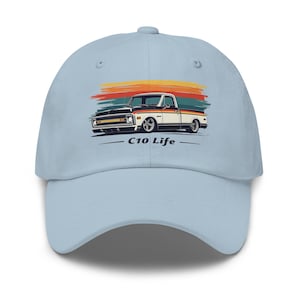 C10 Life Vintage Pickup Dad Hat – Classic Truck Baseball Cap for Chevy Lovers