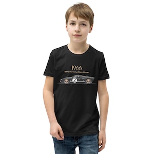 1966 Ford Mk II Race Car Youth Short Sleeve T-Shirt