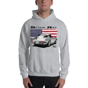 1963 Corvette Sting Ray  Hoodie