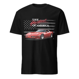 1990 Corvette C4 Chevy Heartbeat of America Retro car Graphic T-Shirt
