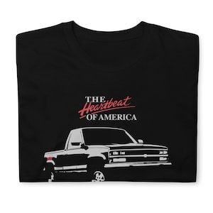 1988 Chevy 1500 Pickup Short-Sleeve T-Shirt, Truck Lover Gift, Square Body Pickup, Retro Chevy Tee, Truck Enthusiast Tee