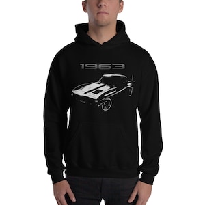 1963 Chevy Corvette Split-Window Hooded Sweatshirt