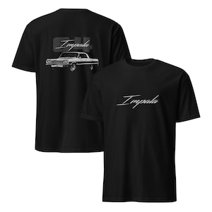 1964 Chevy Impala SS T-Shirt – Classic Graphic Tee for Car Enthusiasts