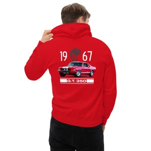 1967 Shelby GT350 Mustang Fastback Collector Car Gift Unisex Hoodie