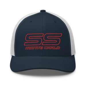 シボレー モンテカルロ SS ロゴ レッド シャドウ 1987-1988 トラッカー キャップ