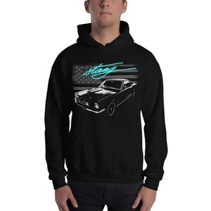 Vintage American Ford Mustang Classic Car  Hoodie