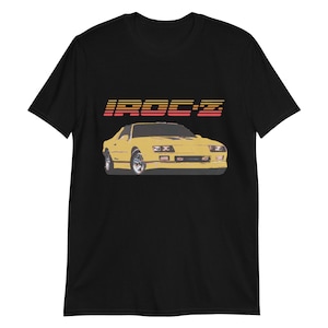 T-shirt jaune Camaro IROC-Z