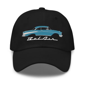 Cappello da papà Bel Air Tropical Turquoise Hardtop Antique 57 Chevy del 1957