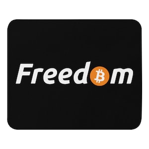 Bitcoin is Freedom BTC HODL Mouse pad
