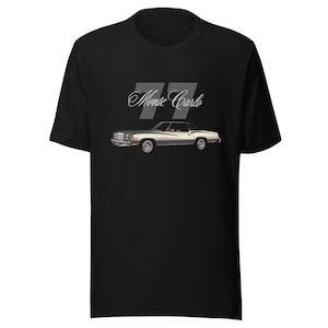 1977 シボレー モンテカルロ クラシックカー T シャツ