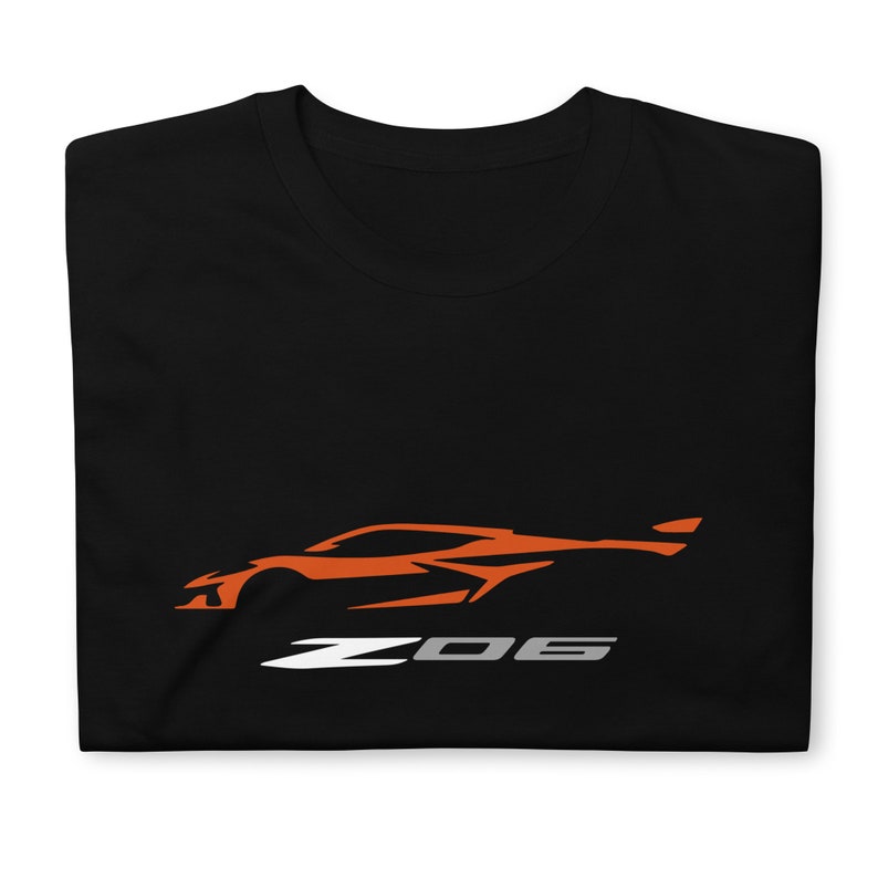 JG Infinite Corvette C8 Amplify Orange Baby Onesie - Short Sleeve Car Enthusiast Bodysuit
