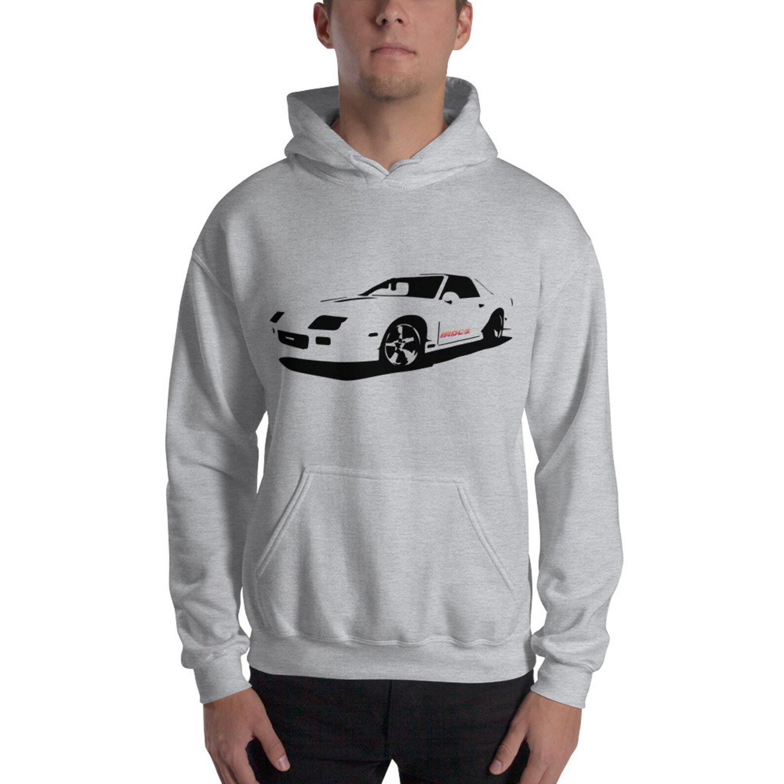Sweat à Capuche IROC-Z Miami Speed - Style Rétro Années 80 Camaro - Vêtement Graphique Voiture