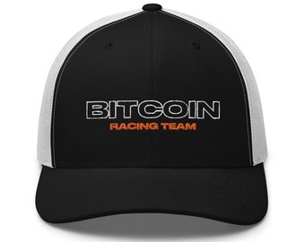 Bitcoin Racing Team Crypto Trucker Cap 