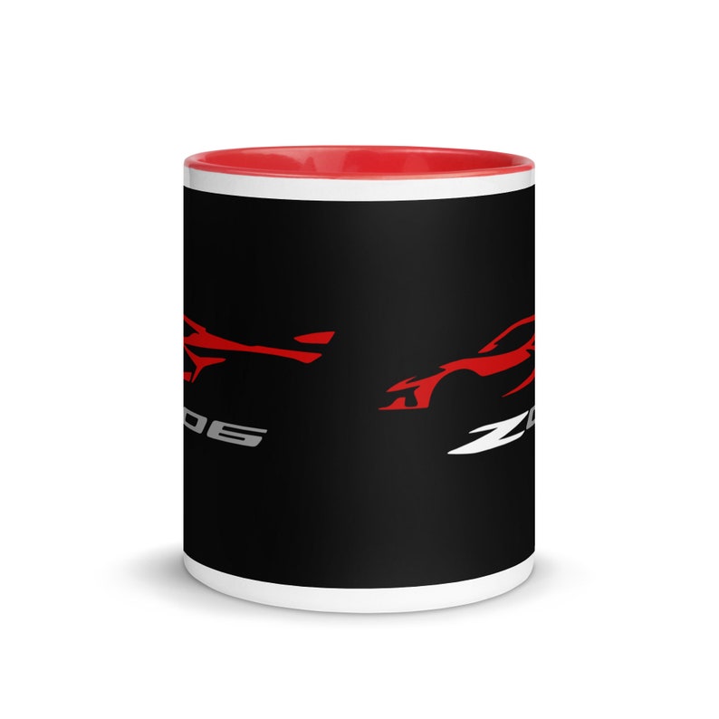 Maglietta rossa con silhouette C8: regalo per i fan della Vette di ottava generazione - Italia