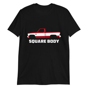 Chevy C10 Silverado Square Body American pick-up T-shirt met korte mouwen uit 1987