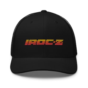 Retro Vintage 1980s Chevy Camaro IROC-Z Logo Fender Emblem Cap Snapback Hat