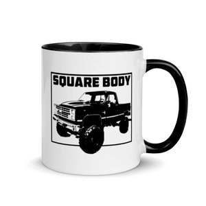 1987 K10 Silverado Square Body Truck Mug with Color Inside
